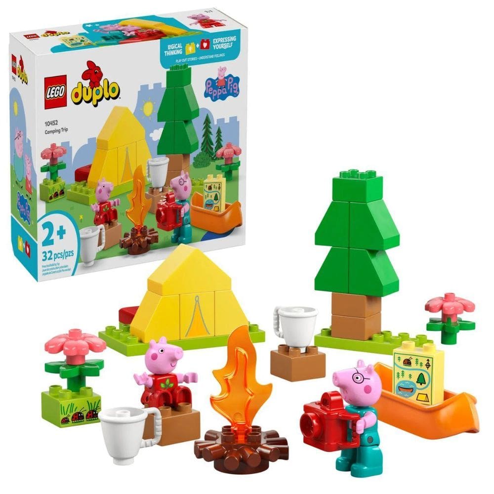 Lego Duplo Peppa Pig Viagem De Acampamento - 10452