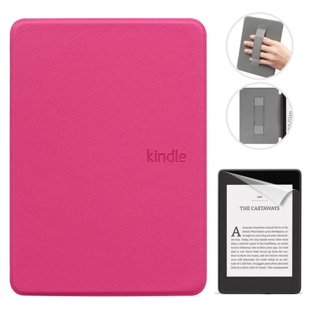 Case C Elástico Para Kindle Paperwhite 12 Sa568B + Película