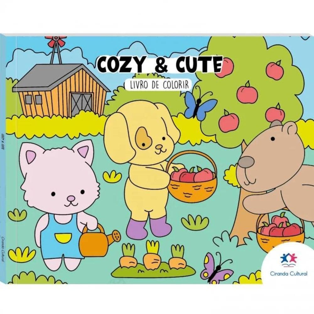 Livro De Colorir - Cozy And Cute - Editora Ciranda Cultural