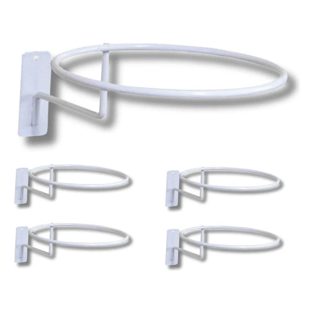 2X Kit 05 Suporte Parede Bola Futebol Basquete Volei + Paraf