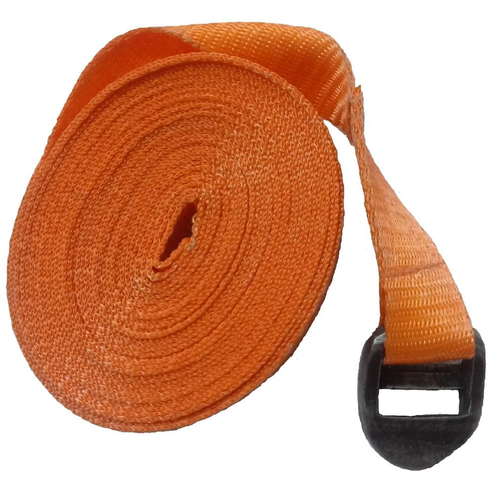 Kit De 10 Cintas De Amarração De Carga Com Presilha 25Mm