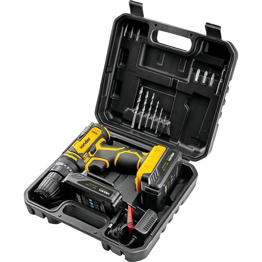 Parafusadeira Furadeira Impacto Bateria Pfv020I Vonder Cor A