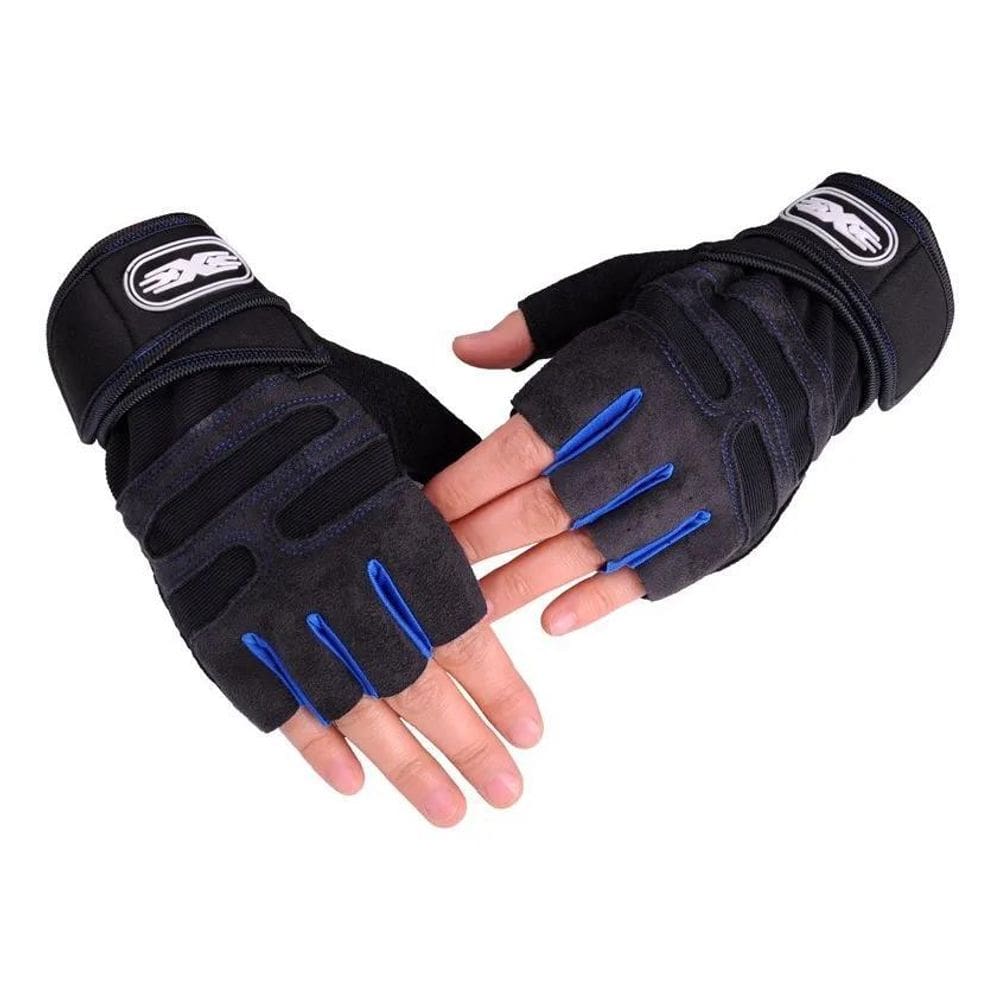 2X Luva Academia Unissex Crossfit Musculação Bike Munhequeir