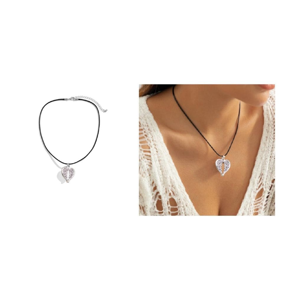 Colar sintético Coração Alado Furtacor