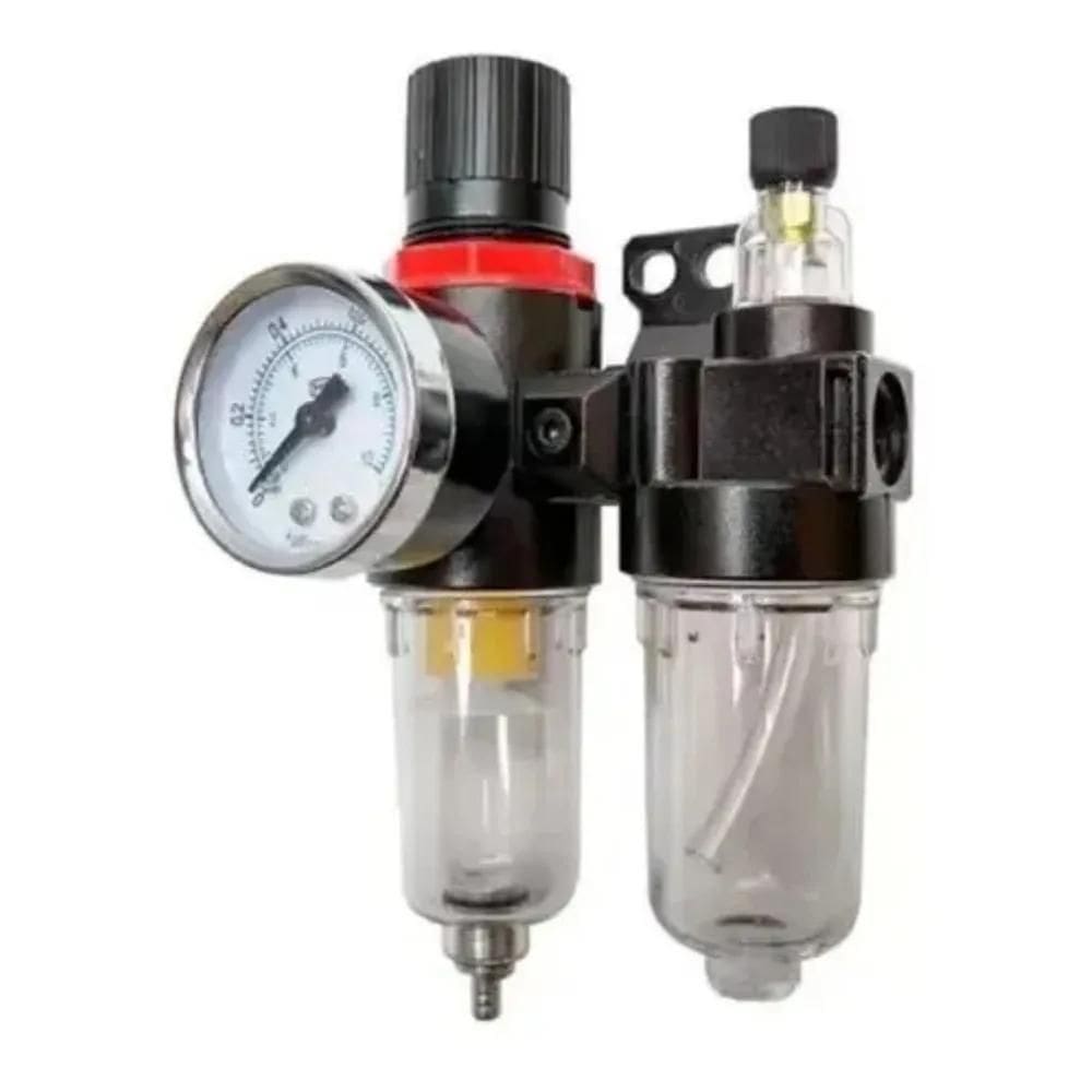2X Filtro De Ar Para Compressor Com Regulador Lubrificador 1