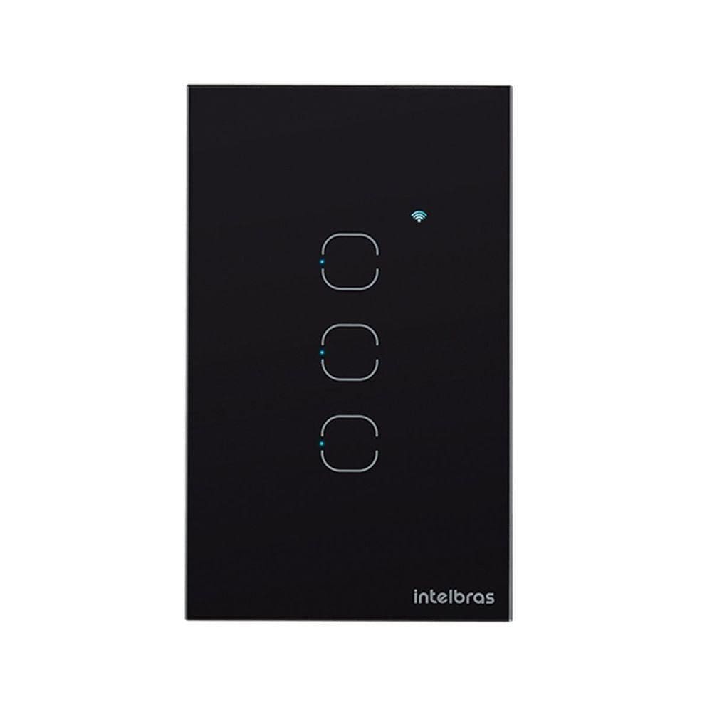 Interruptor Smart Zigbee Touch 3 Preto Ezs 1003 4850049