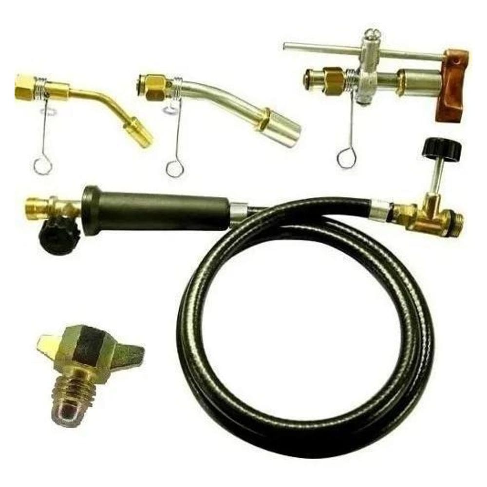 2X Maçarico Aparelho De Solda Gás Direto No Botijão 3 Bicos