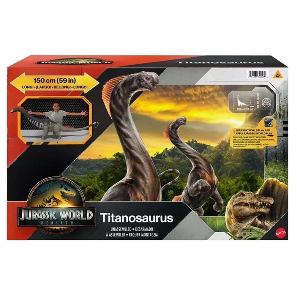 Jurassic World Dinossauro Rebirth Titanosaurus Mattel Jgb62