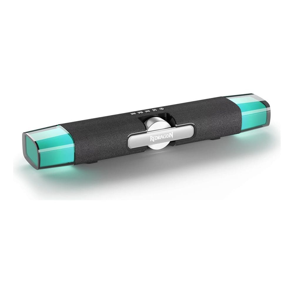 Caixa de Som Gamer Soundbar Dora Preto RGB Personalizavel Redragon
