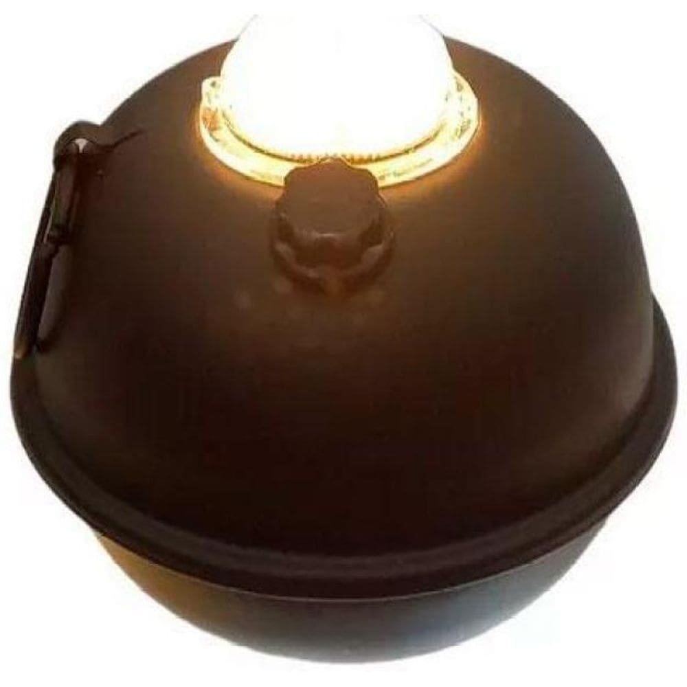 Luminária Mesa Decorativa Bujãozinho Metal A Pilha Led