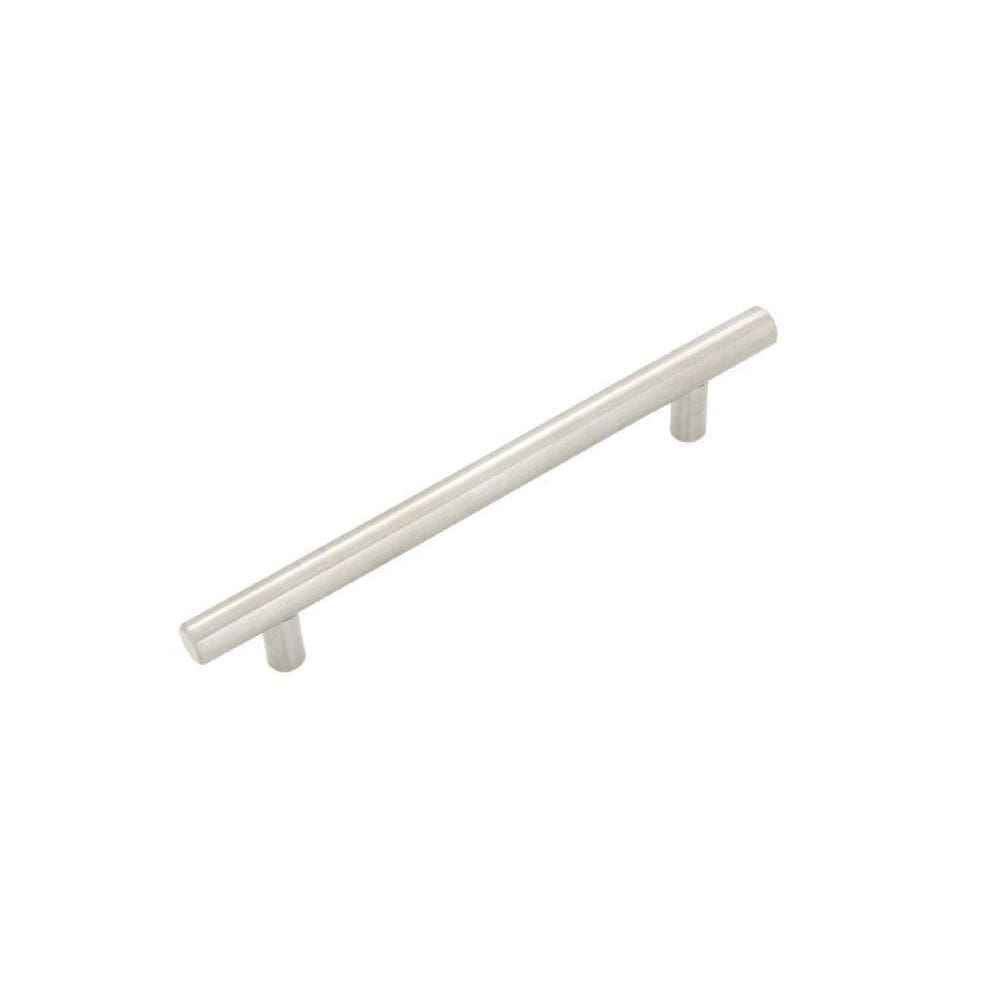 Puxador Móveis Inox Haste Redonda 12mm 128mm Escovado