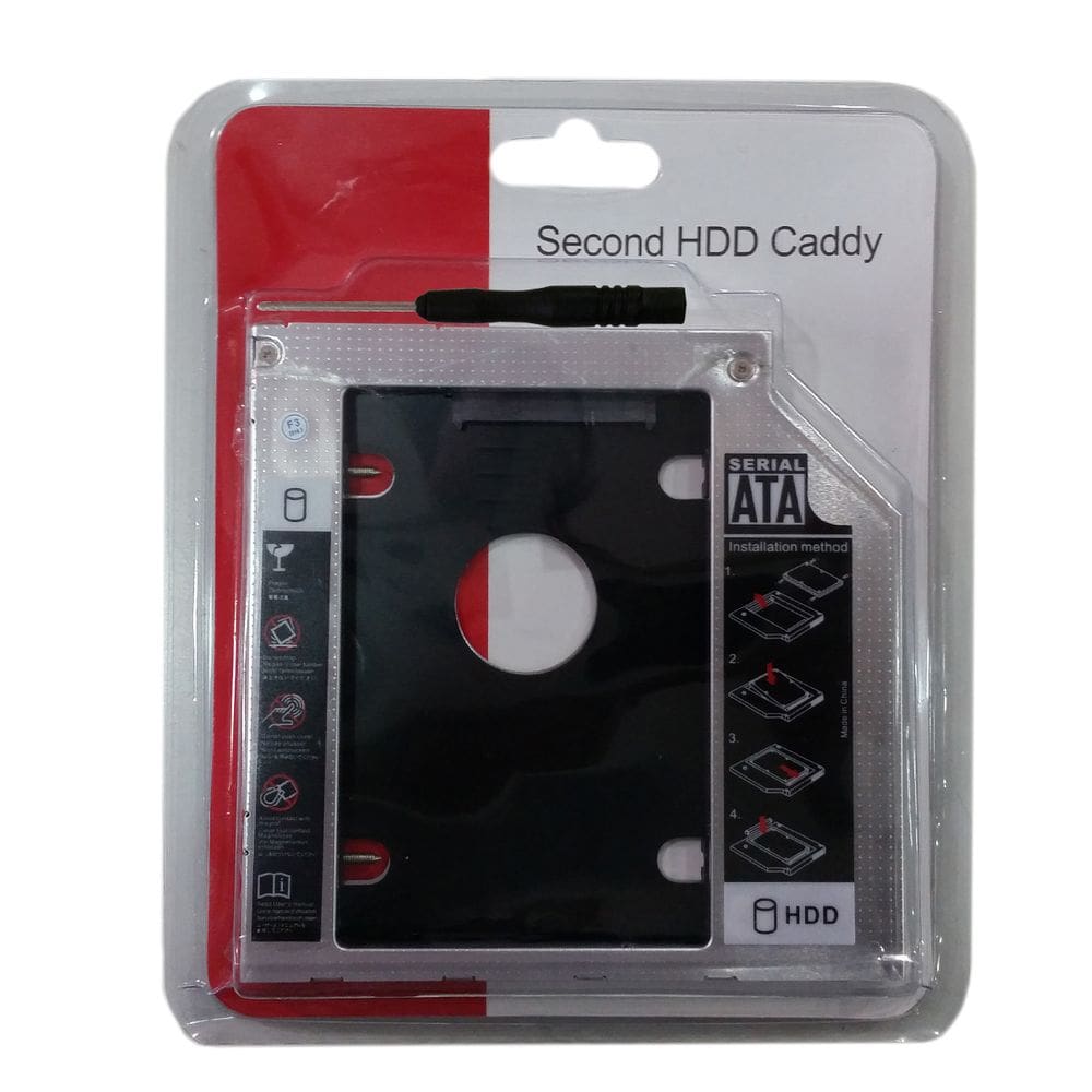 Gaveta Para Hd Ou Ssd Notebook Drive 12.7mm Sata caddy12
