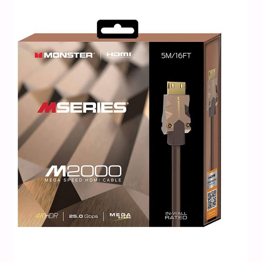 Cabo HDMI Monacor Monster MSERIES M2000 5 m, 25 Gbps