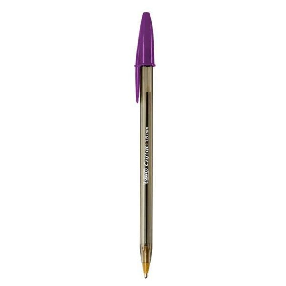 Caneta Esferográfica Cristal Bold 1,6Mm Roxa Bic