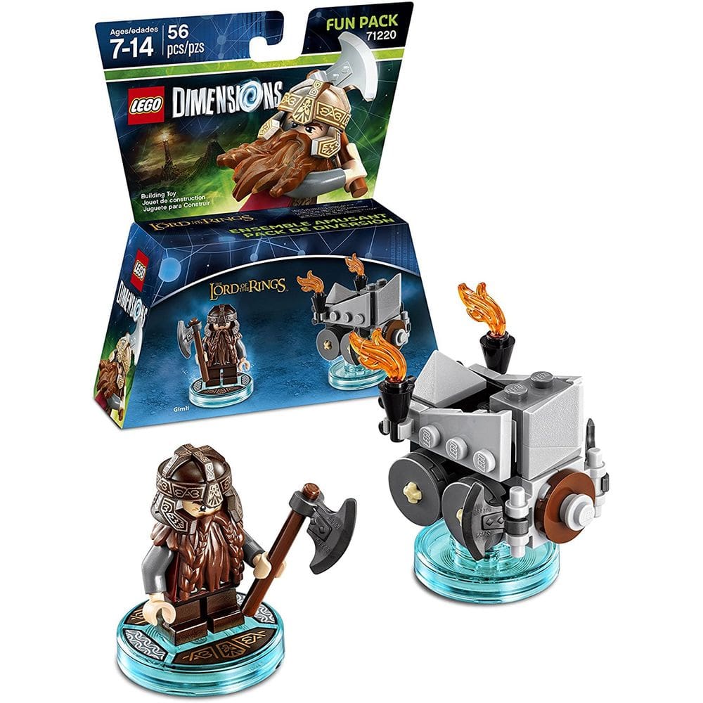 Lego Dimensions Senhor Dos Aneis Gimli 71220 - 56 pçs