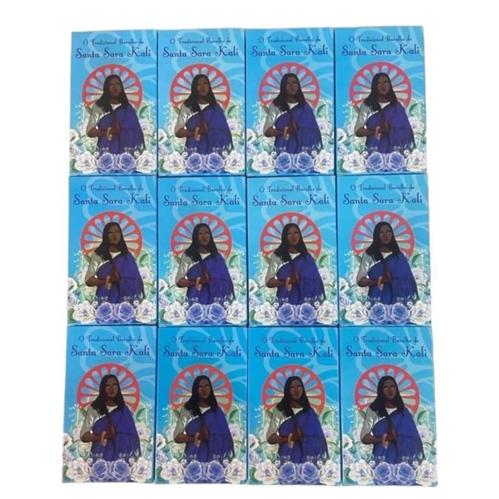 Kit 12 O Tradicional Baralho Santa Sara Kali 36Cartas Pla