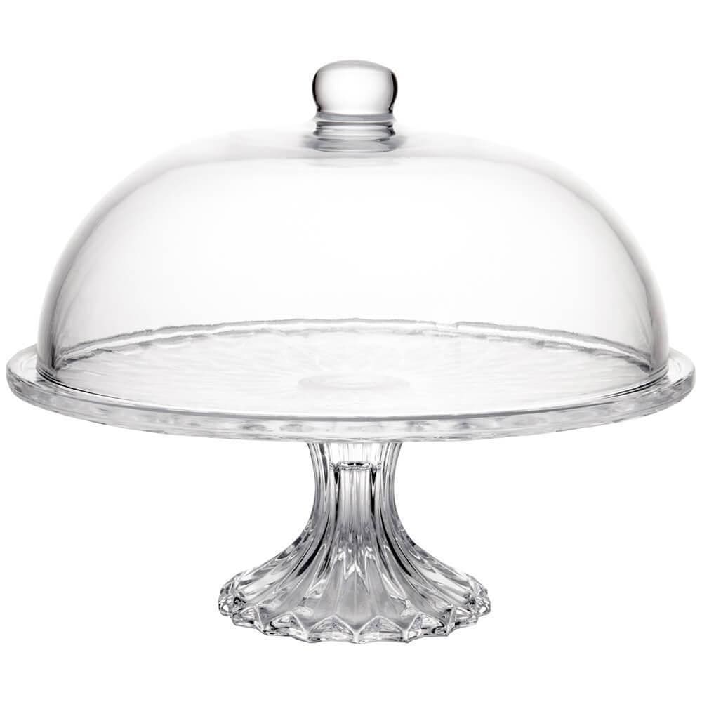 Boleira De Vidro Centro De Mesa Com Tampa 31Cm Lanty