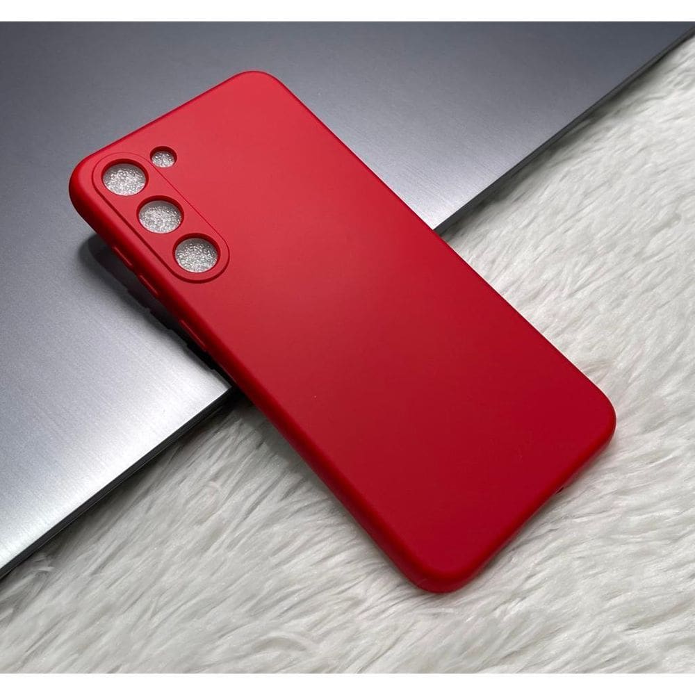 Capa Aveludada Vermelha Samsung S24 - Distribuidora Brita