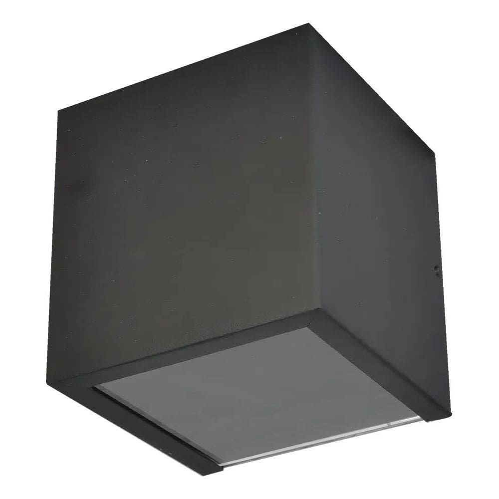 2X Arandela Alumínio 1 Foco Externa Muro Parede Dicróica Cor