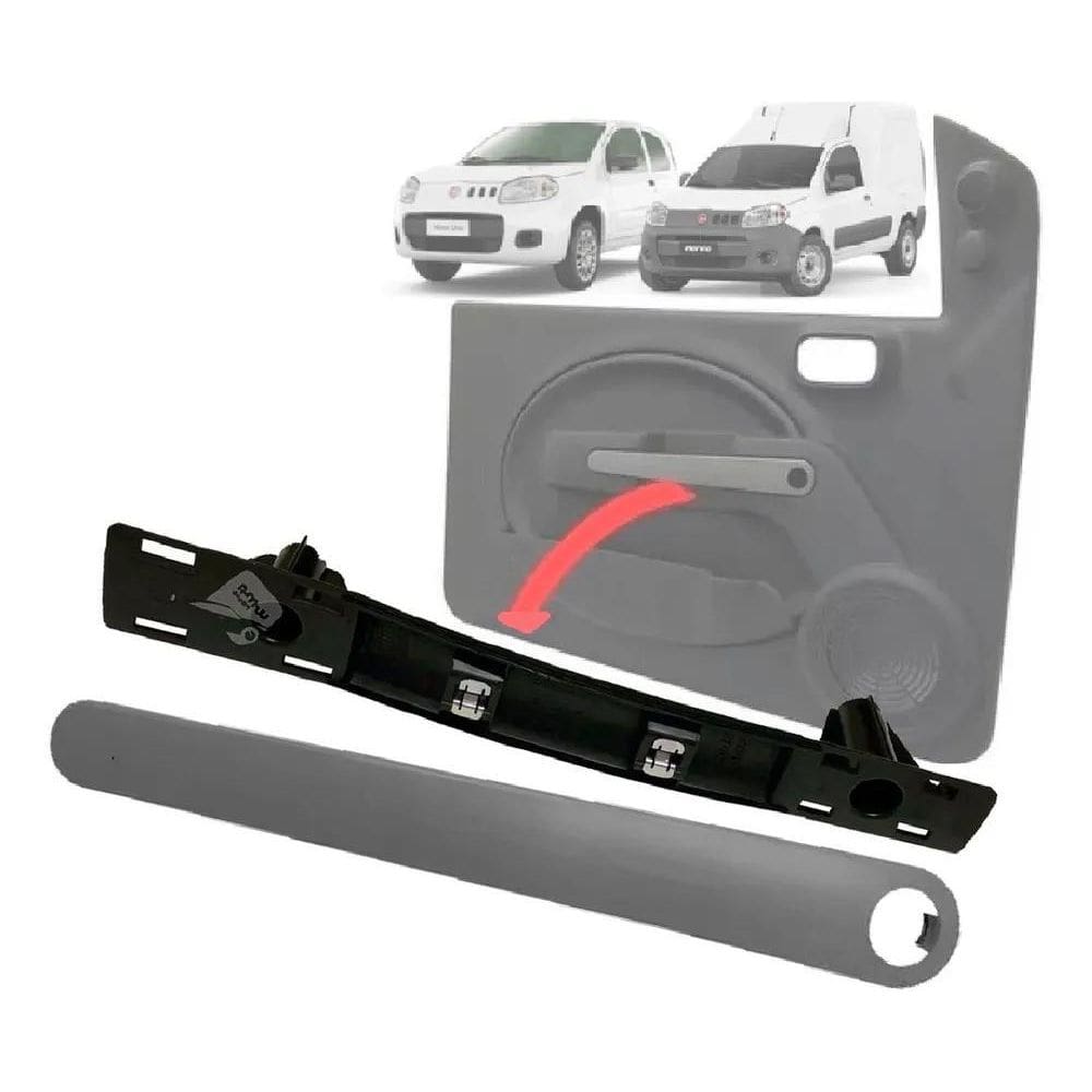 2X Suporte Moldura Puxador Porta Uno Vivace Economy Kit - Le