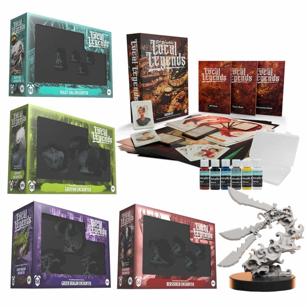 Pacote: Steamforged Games Epic Encounters Local Legends
