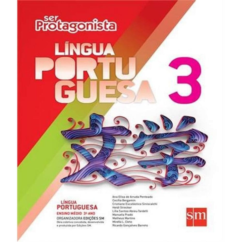 Livro Ser Protagonista - Portugues - 3 Ano - Em - 02 Ed