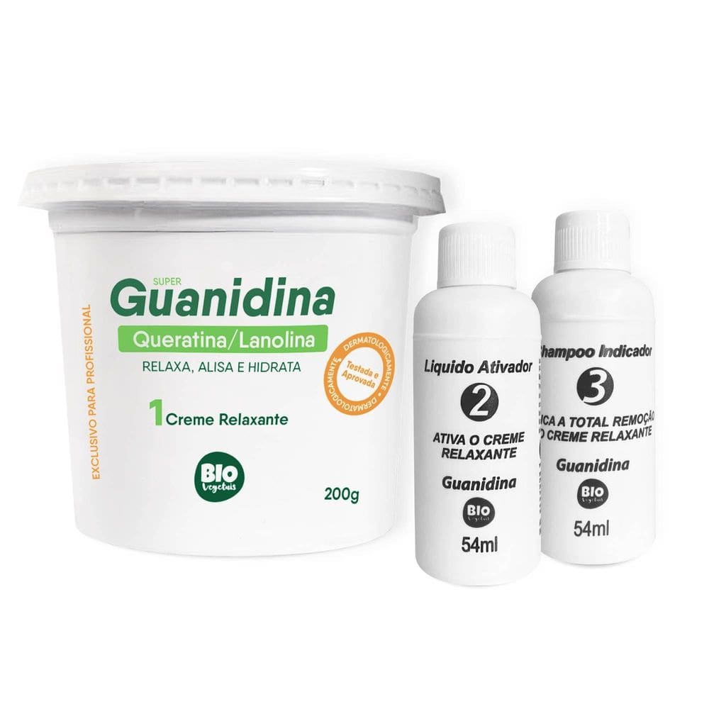 Guanidina Biovegetais Trihair Queratina Lanolina Alisa 308Ml