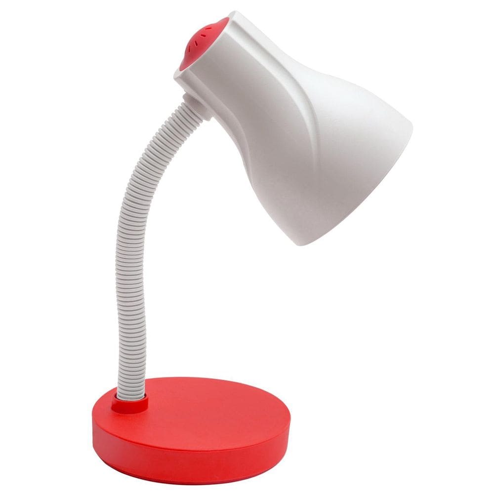 Luminária De Mesa Articulável Spiralle Vrmelha Startec