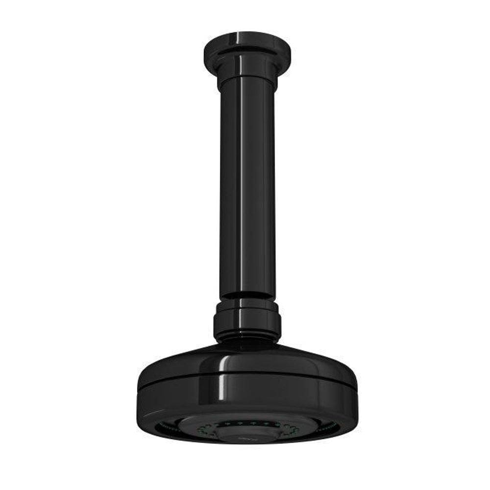 Chuveiro Com Tubo De Teto Deca Acqua Plus Black Noir 1990.Bl