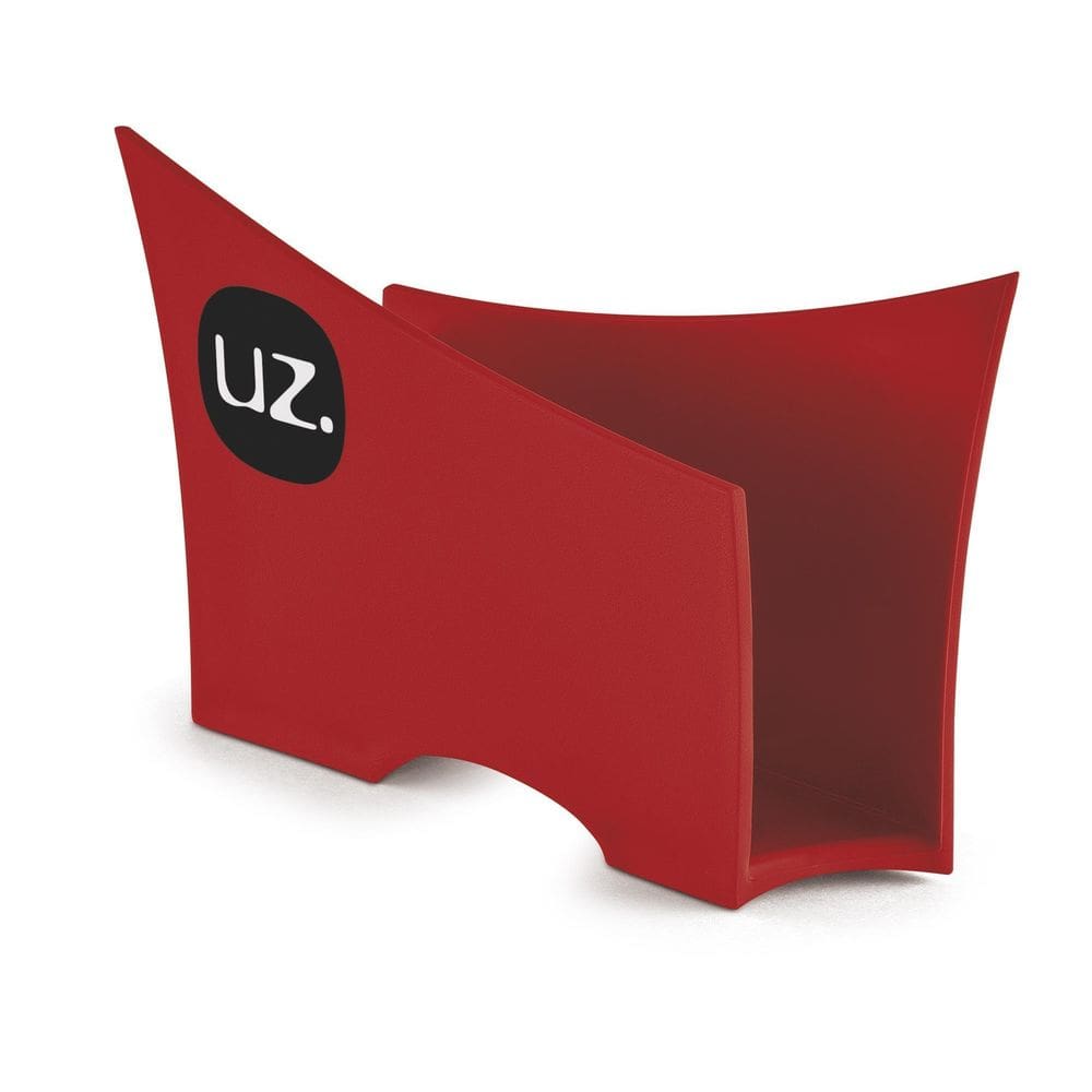 Porta Guardanapo Quadrado Plástico Cozinha Uz Vermelho