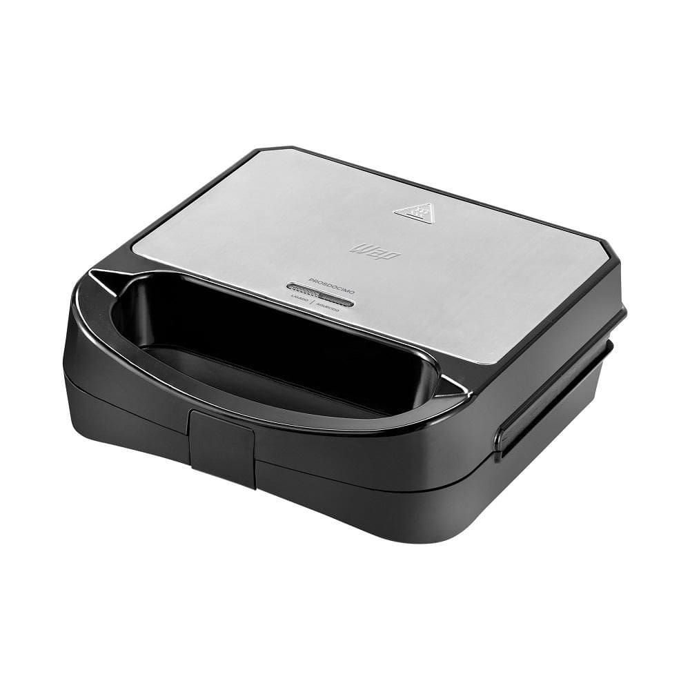 Sanduicheira e Grill Inox Prosdócimo WS750, Preto e Cinza, FW010536, WAP