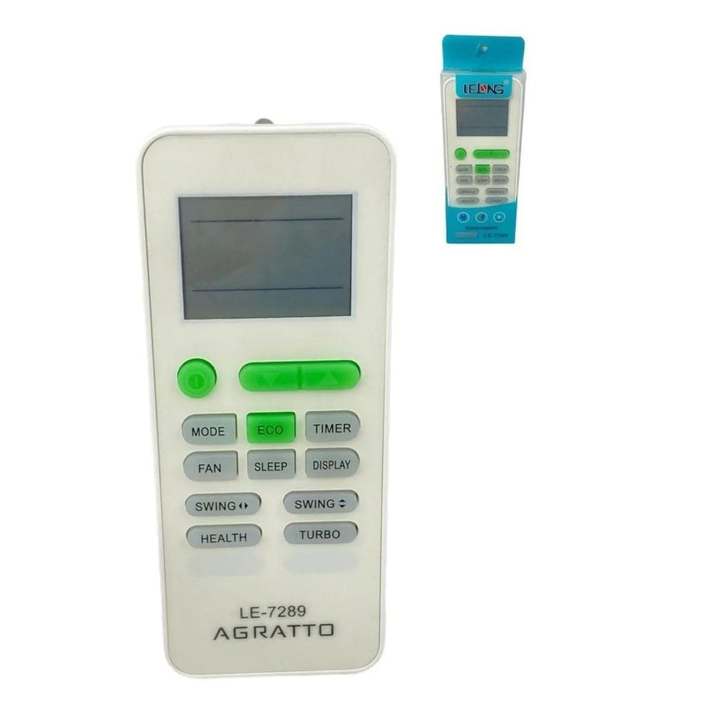 Controle Remoto Ar Condicionado Compativel Agratto Le-7289