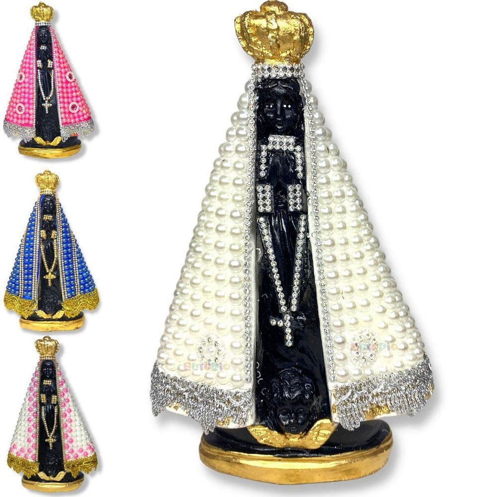 Imagem De Nossa Senhora Aparecida 24 Cm - Branco