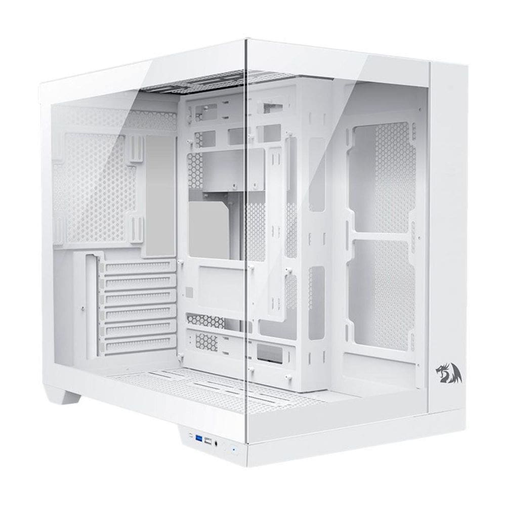 Gabinete Redragon Wideload Pro Midtower S/Fan S/Fonte Branco