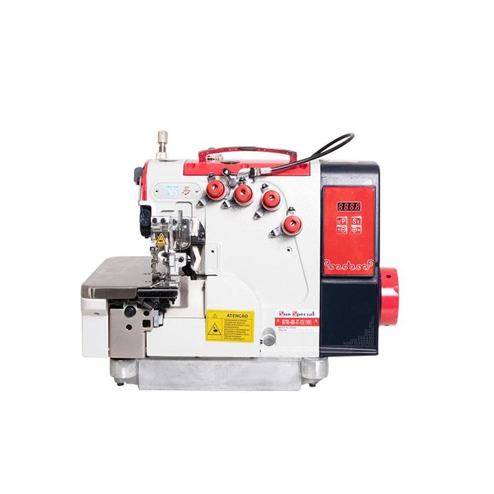 Máquina Costura Industrial Overlock Ponto CadeiaSS70D-4BK-ST-ES 110V - Sun Special