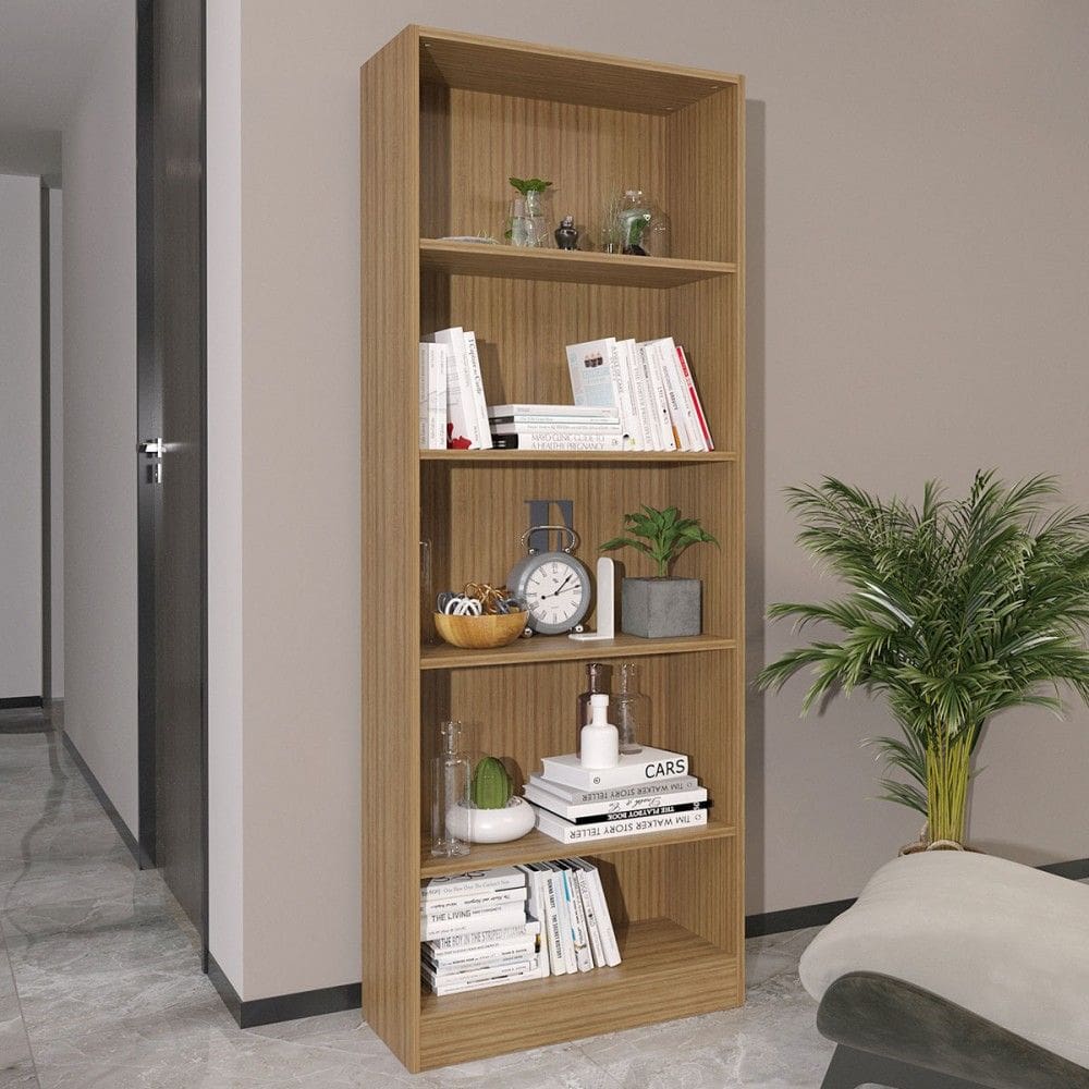 Estante para Livros 4 Prateleiras Me4141 Amêndoa - Tecno Mobili