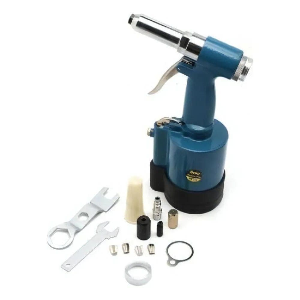 2X Rebitador Pneumática Eda Profissional 9Dr Com 4 Bicos