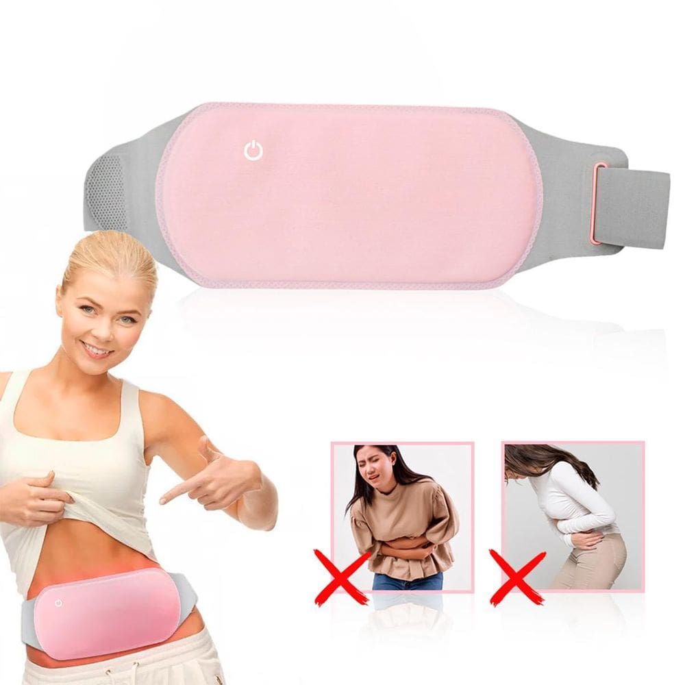 Cinta Alívio Menstrual Rosa 45C/55C/65C USB