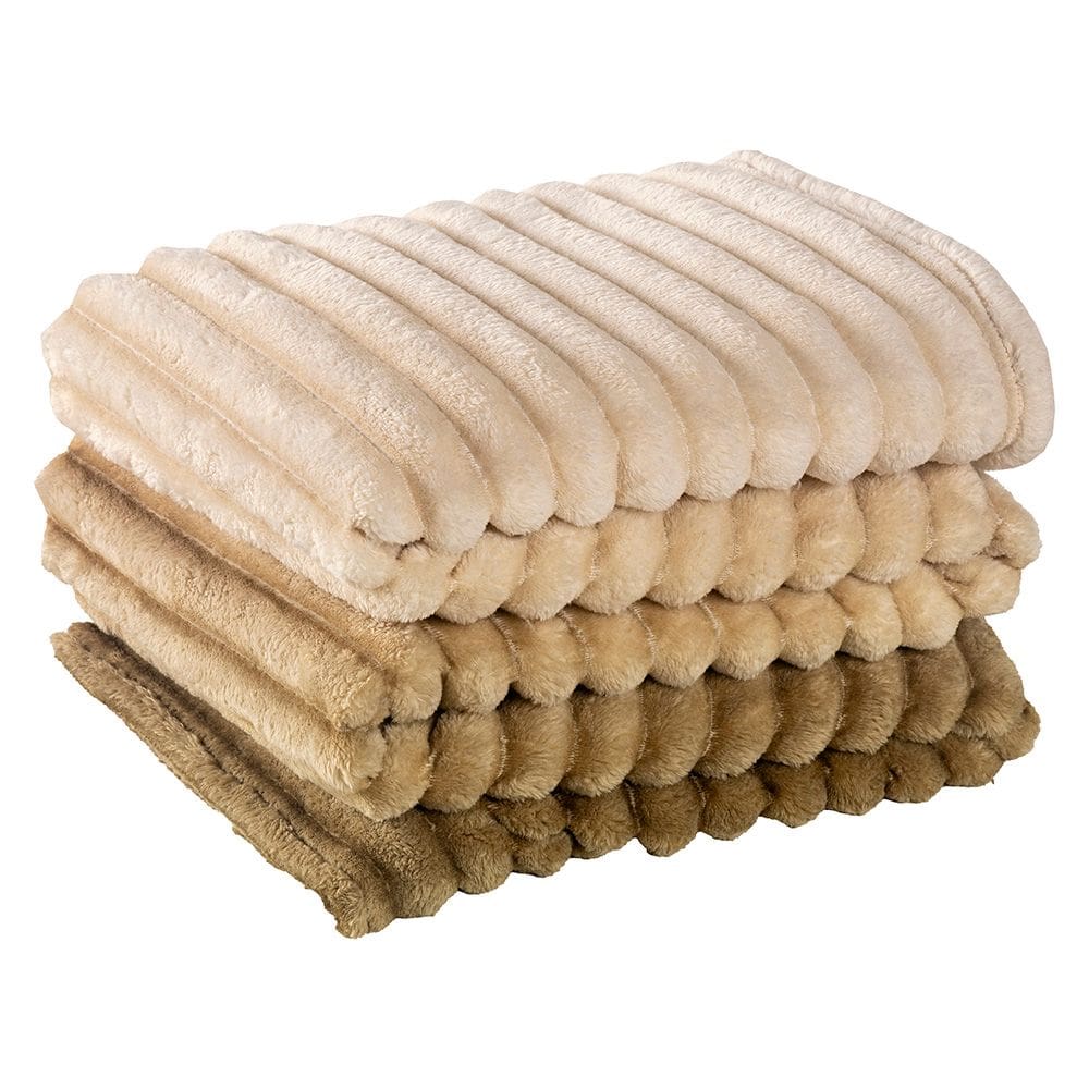 Cobertor Queen Flannel Juliet 100% Poliéster - Gold