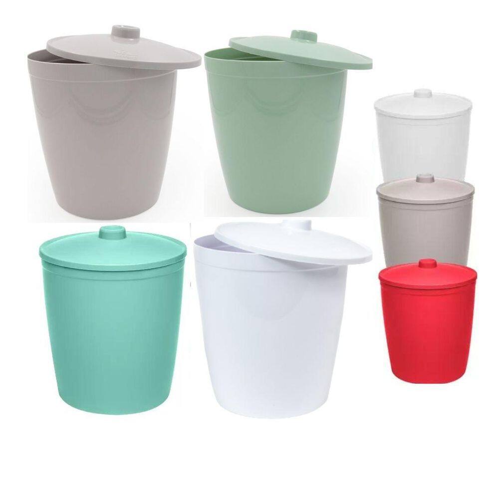 Lixeira Pia Novelle 5 Litros Plástico Cores 23x20cm