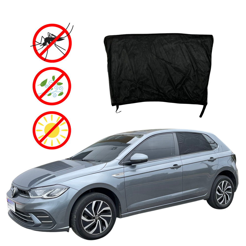 Kit 2 Tela Proteção Solar Crianças Janela Carro Anti Vento