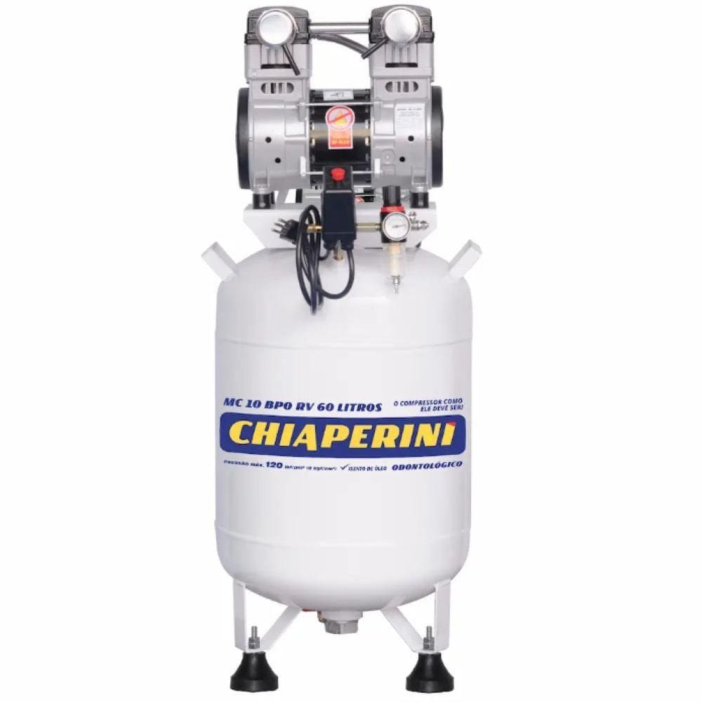 Motocompressor Odontológico S-óleo 60l Mc10 Chiaperini 110V