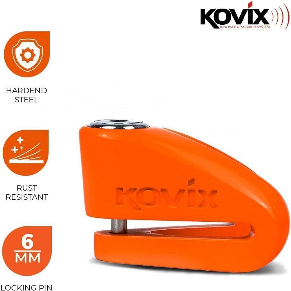 Trava De Disco Com Alarme - Kovix  Kvz1 - Fo