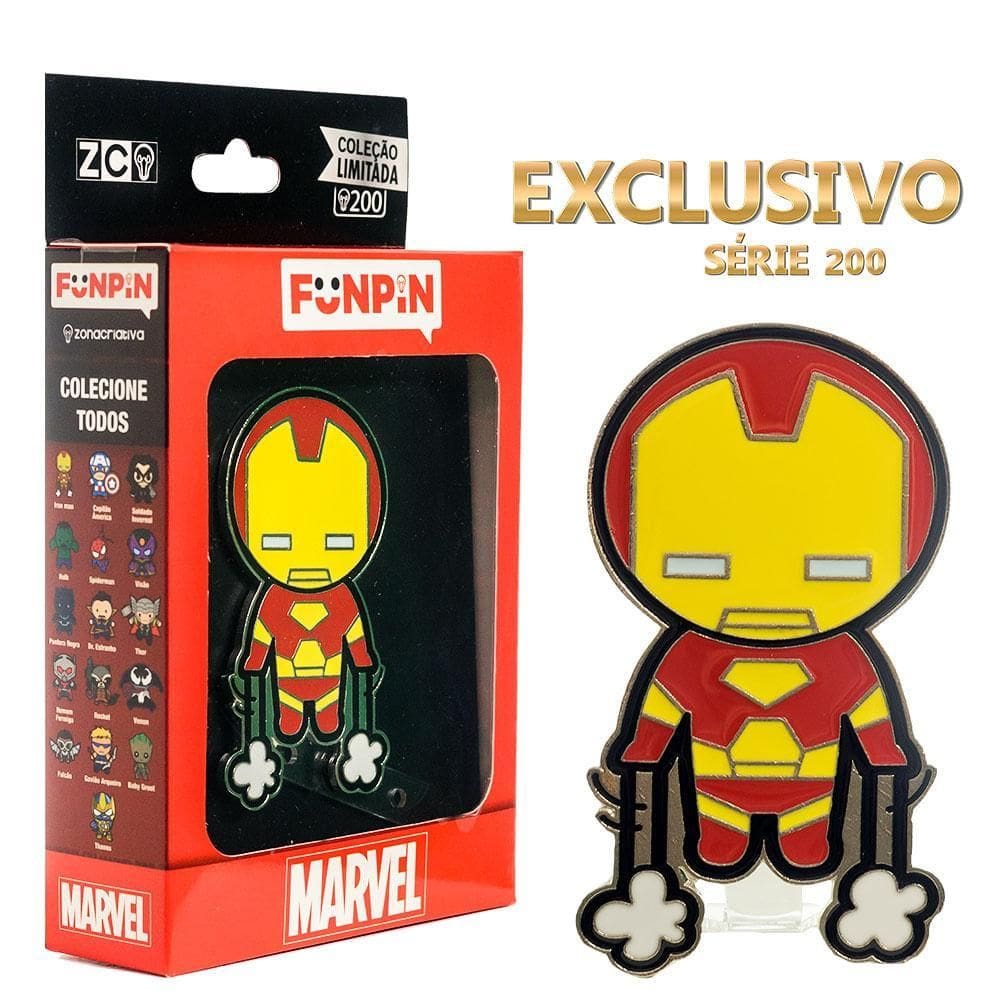 Funpin Homem De Ferro - Marvel