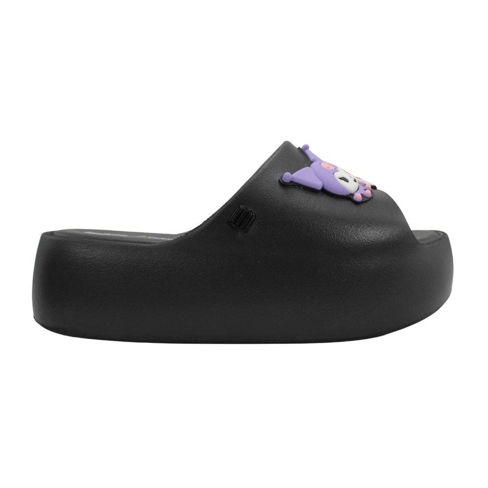 Tamanco Melissa Free Platform Slide + Hello Kitty Preto