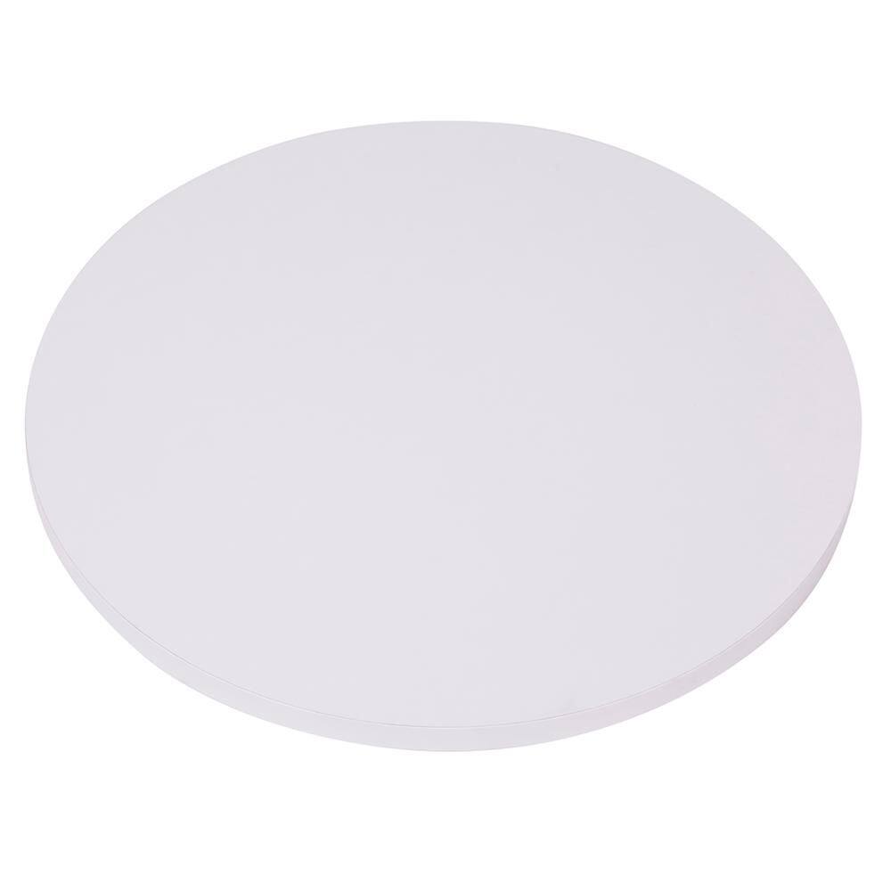 Tampo Redondo 70 cm (Largura) P25 Pandin MDP 2,50 cm (altura) Cor Branco