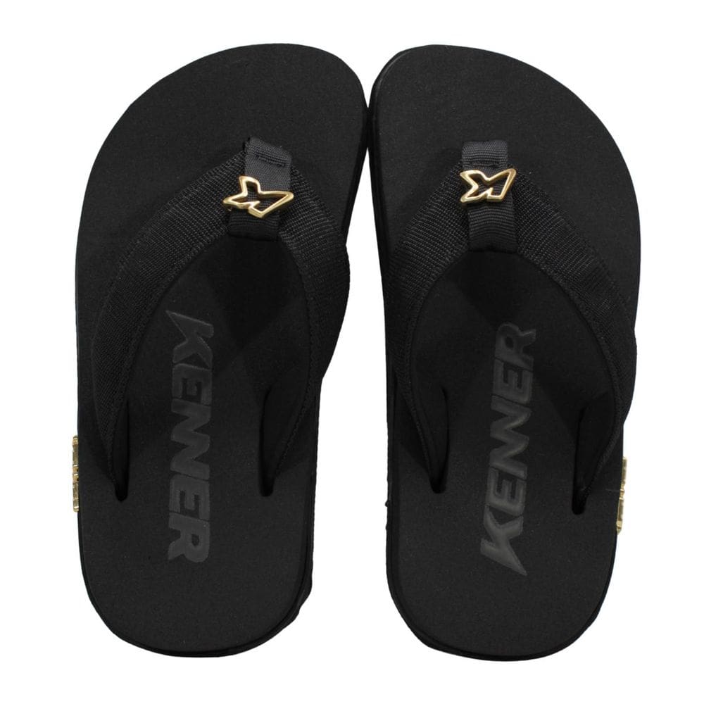 Chinelo Infantil Meninos Kenner Drq-01 Kivah Preto