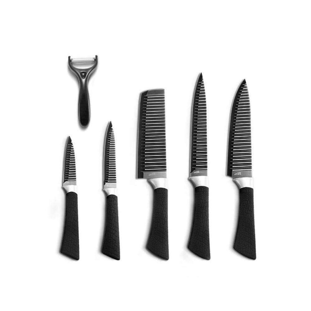 Conjunto 6 Pcs Facas Inox