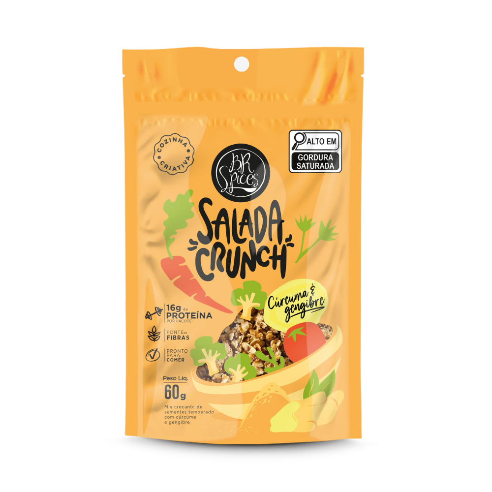 Salada Crunch: Cúrcuma & Gengibre 60G