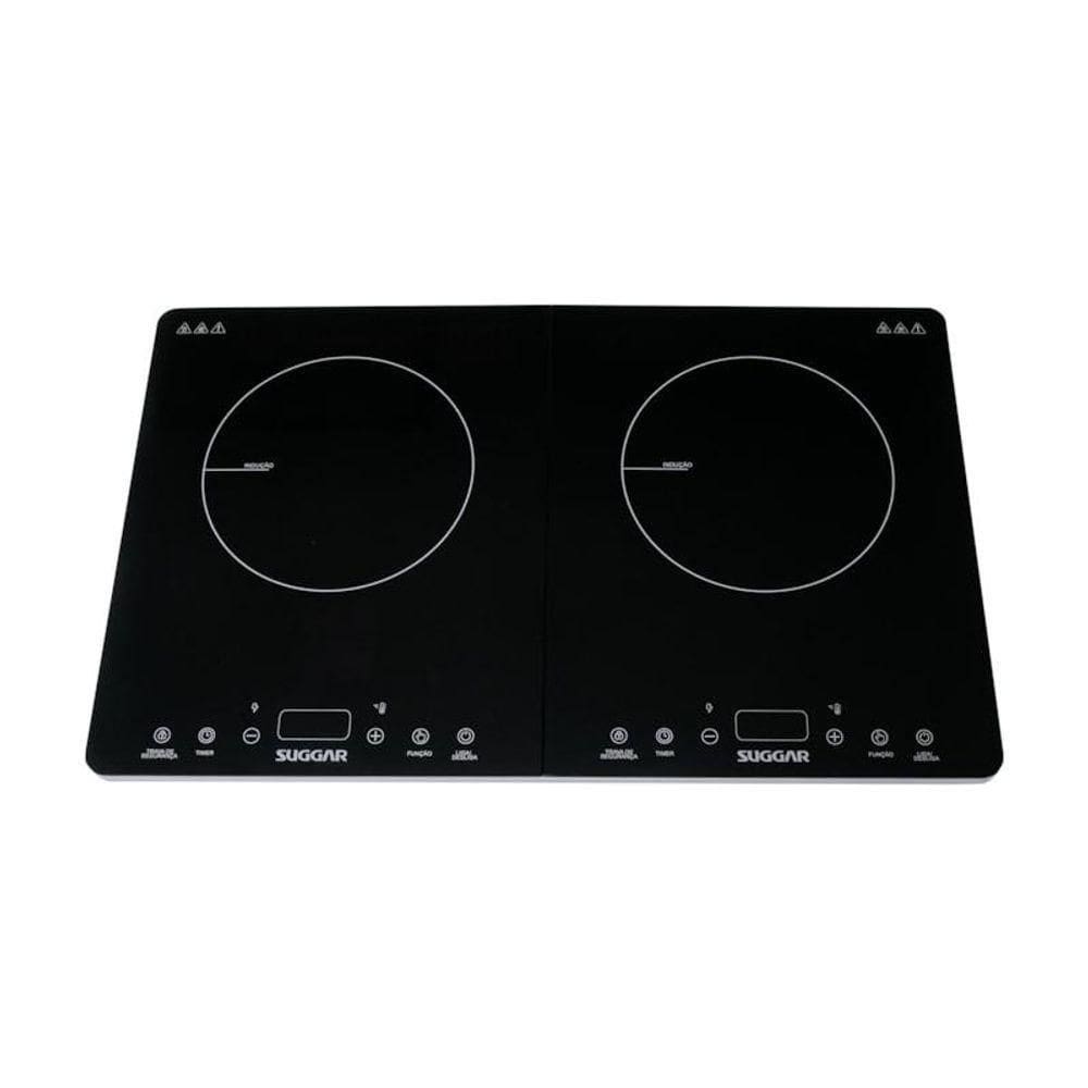 Cooktop Portátil De Indução 2 Zonas Preto 220V